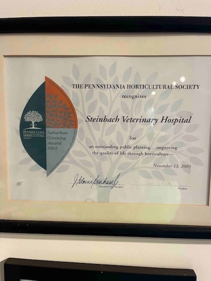 2004 Pennsylvania Horticultural Society Award to Varrese Landscaping