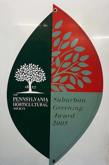 2005 Pennsylvania Horticultural Society Award to Varrese Landscaping